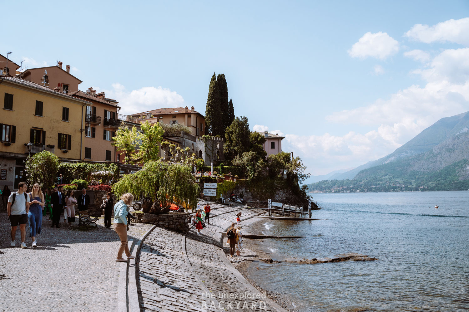 swim in lake como