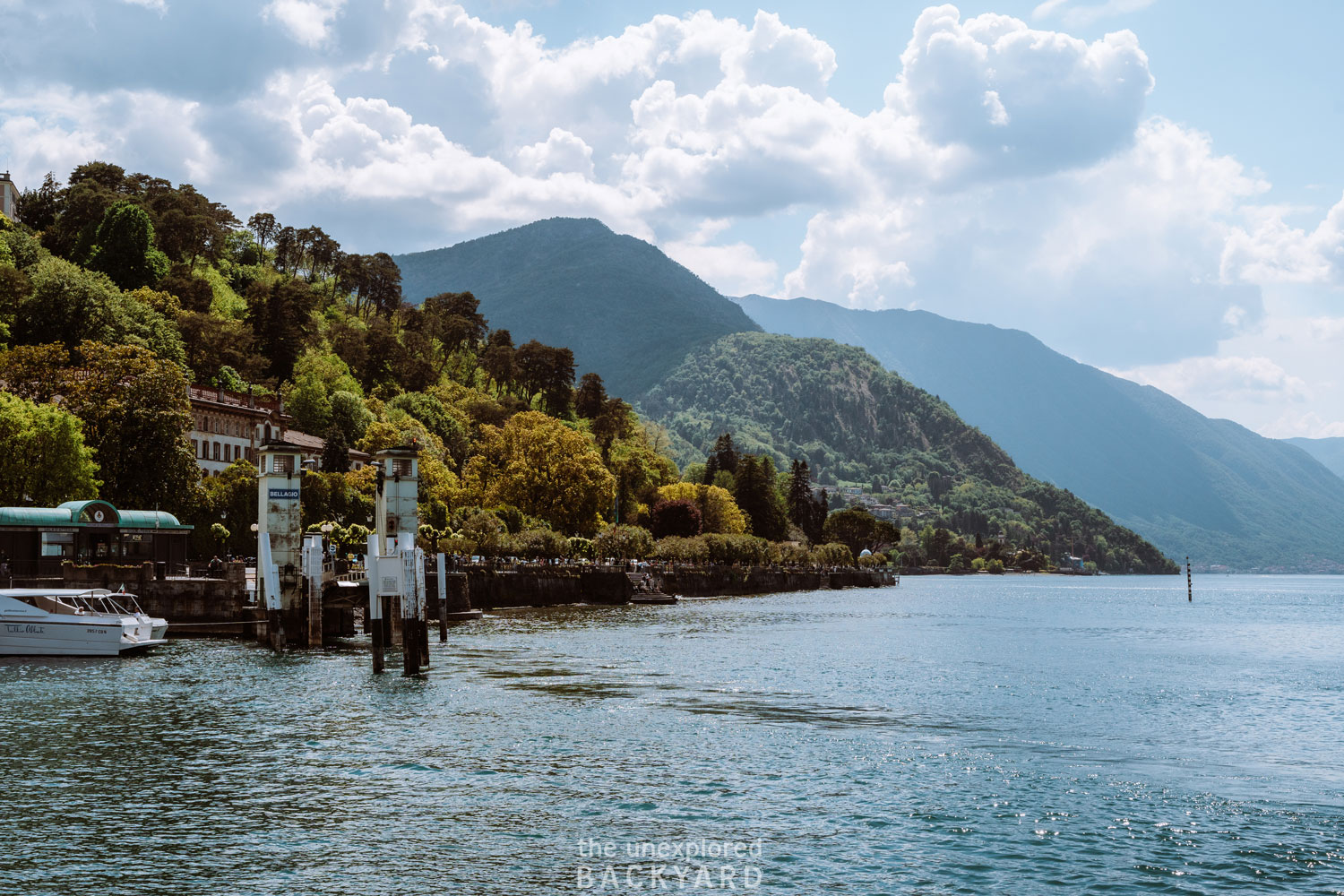 hiking in lake como