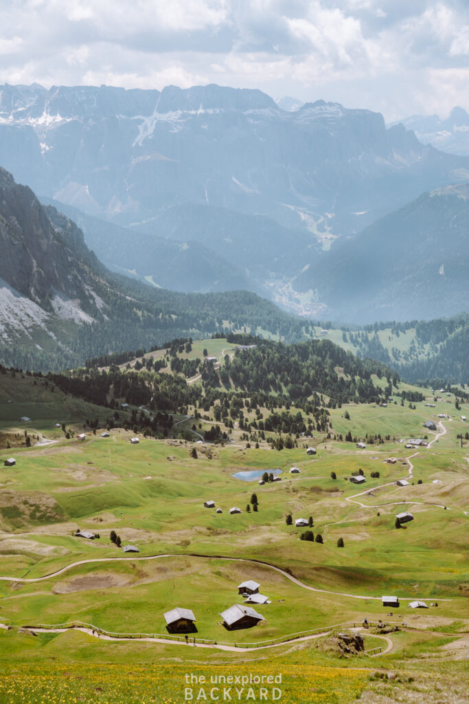 hiking in the dolomites