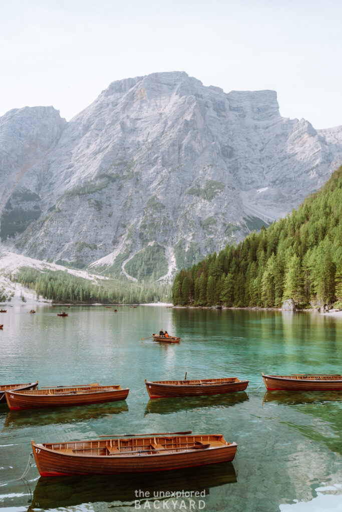 lago di braies dolomites