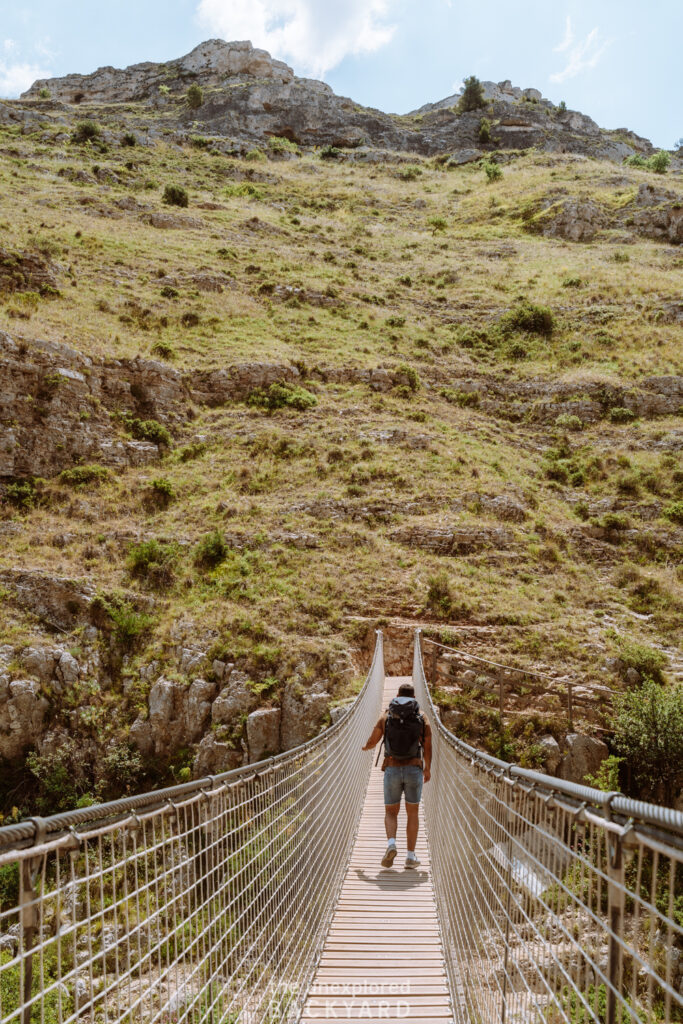 ponte tibetano della gravina