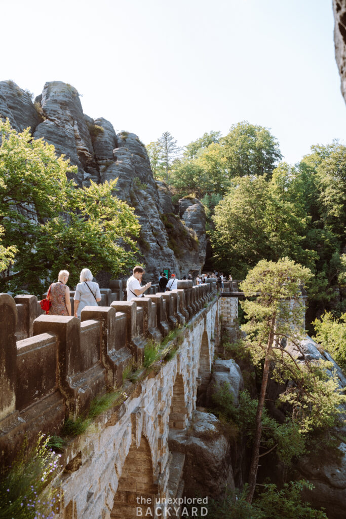 bastei bridge saxon switzerland national park