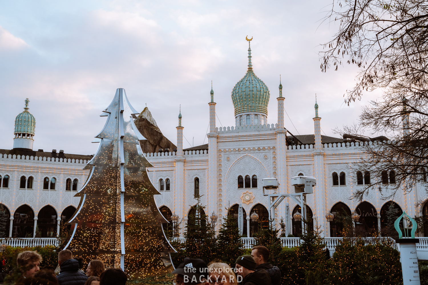 tivoli gardens in copenhagen in winter