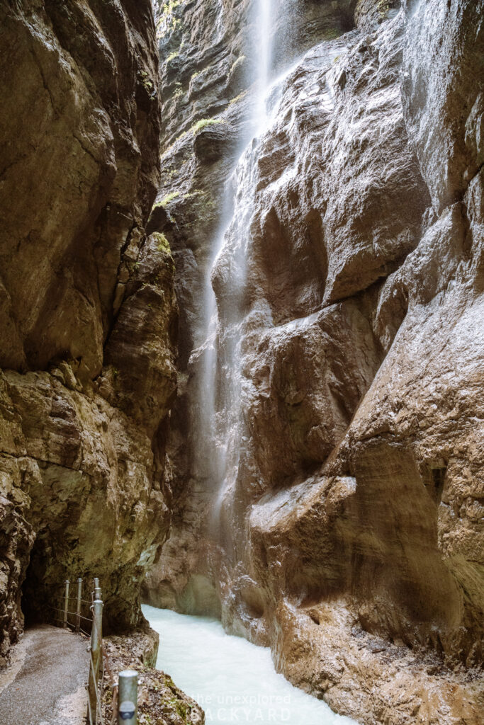 scenic views at partnachklamm