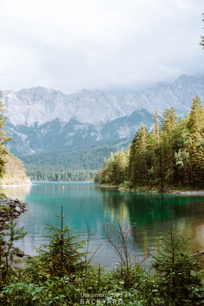 lake eibsee bavarian alps