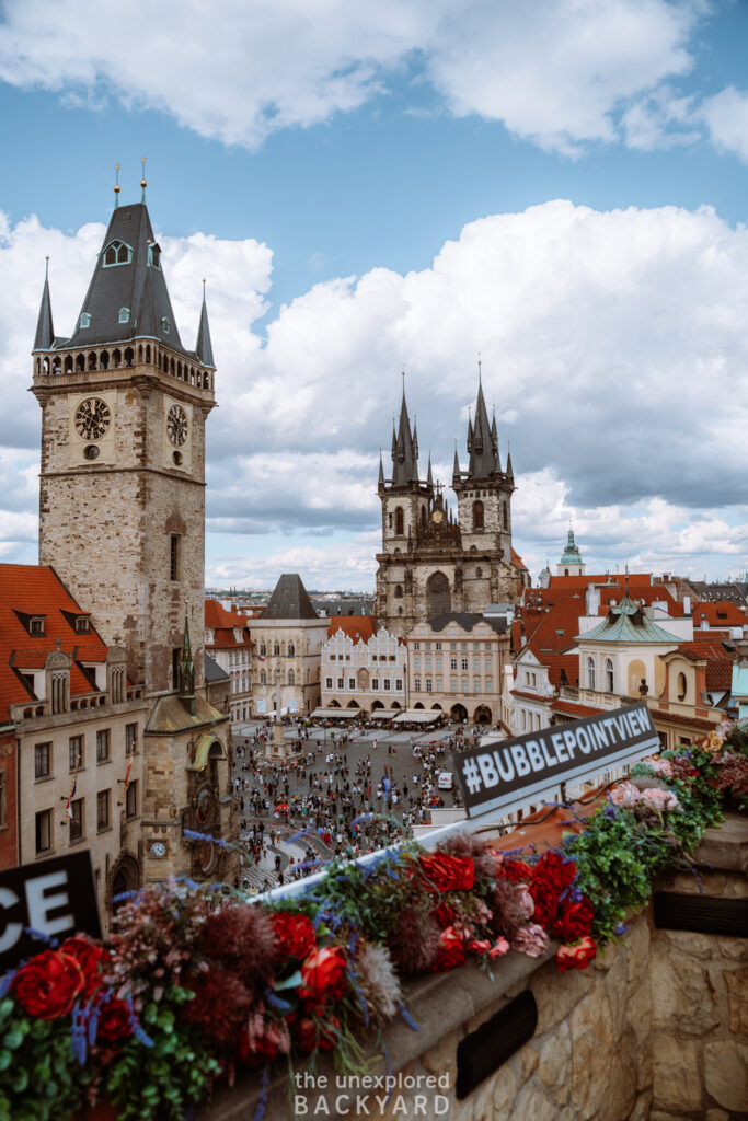 old town square prague view