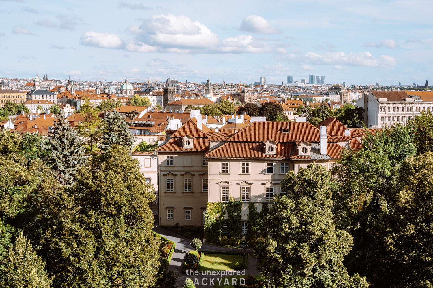 gardens under prague castle