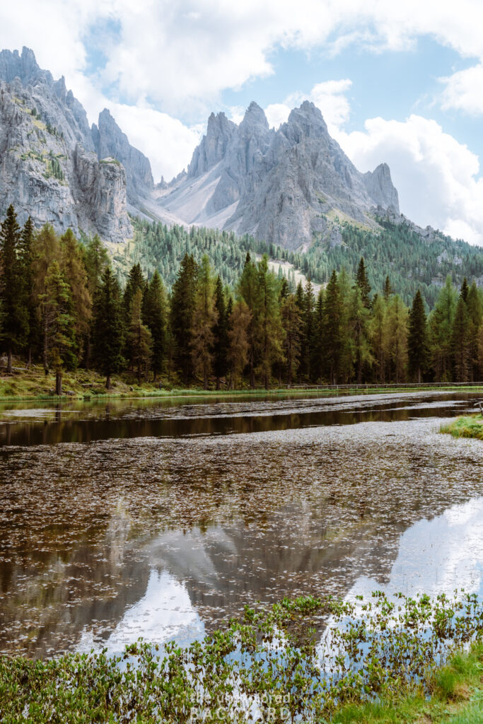 lago d'antorno dolomites