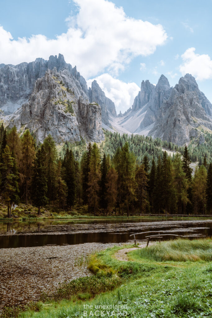 lago antorno dolomites