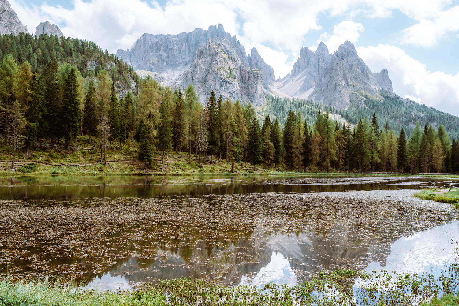 lago antorno dolomites italy