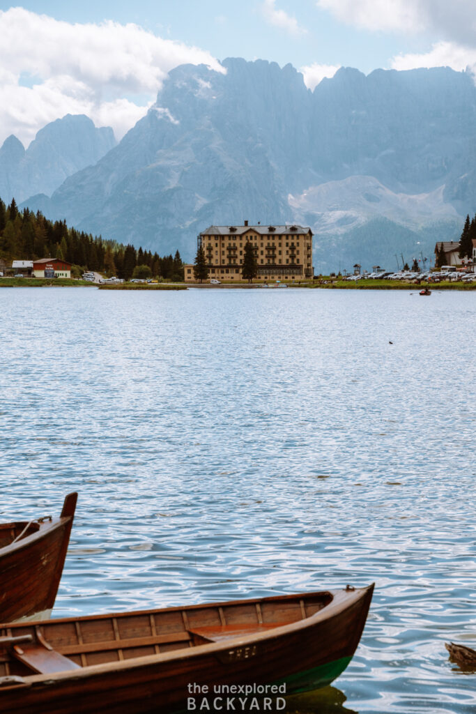 lago di misurina dolomites unesco