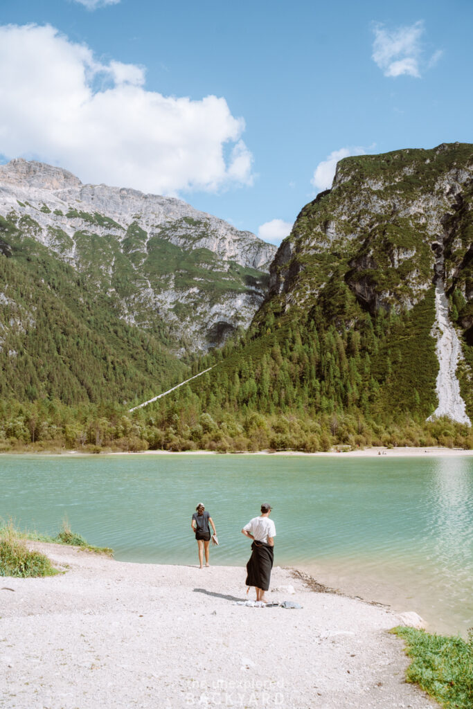 lago di landro dolomites unesco