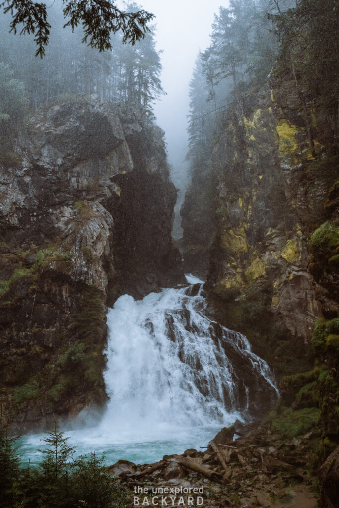 reinbach waterfalls dolomites