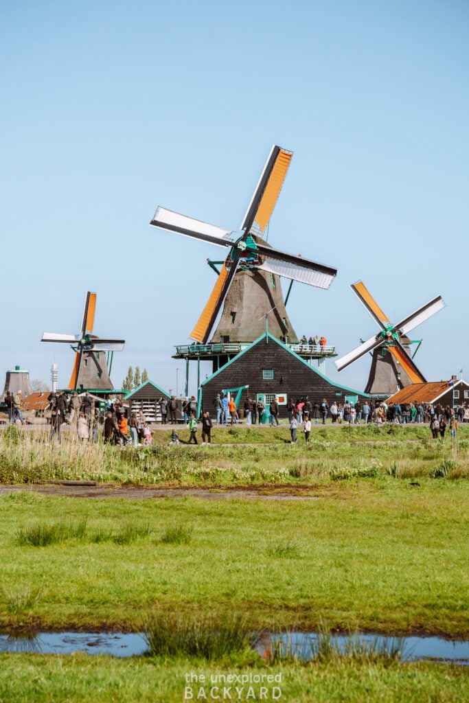 zaanse schans windmills