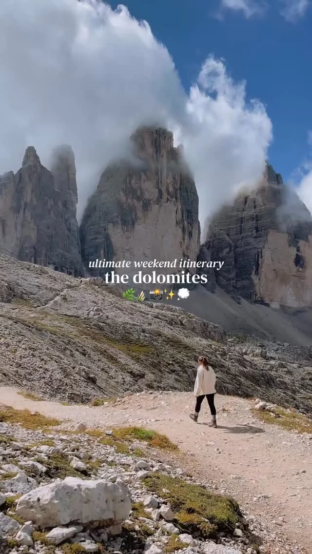 if there’s one place that’s worth the hype it’s the dolomites in italy 🇮🇹🥺

ps. this itinerary is made for a long weekend trip so the ideal time would be Thursday-Sunday (or longer if you have the time) 🥰

for the full itinerary and all the details for how to spend the perfect weekend in the Dolomites comment “WEEKEND GUIDE” 💌

#dolomites #dolomiti #dolomitiunesco #dolomitesitaly 

weekend in the Dolomites • best of the Dolomites • Dolomites travel guide • Dolomites weekend guide • Dolomites travel itinerary • Dolomites travel guide • things to do in the Dolomites • Dolomites italy •