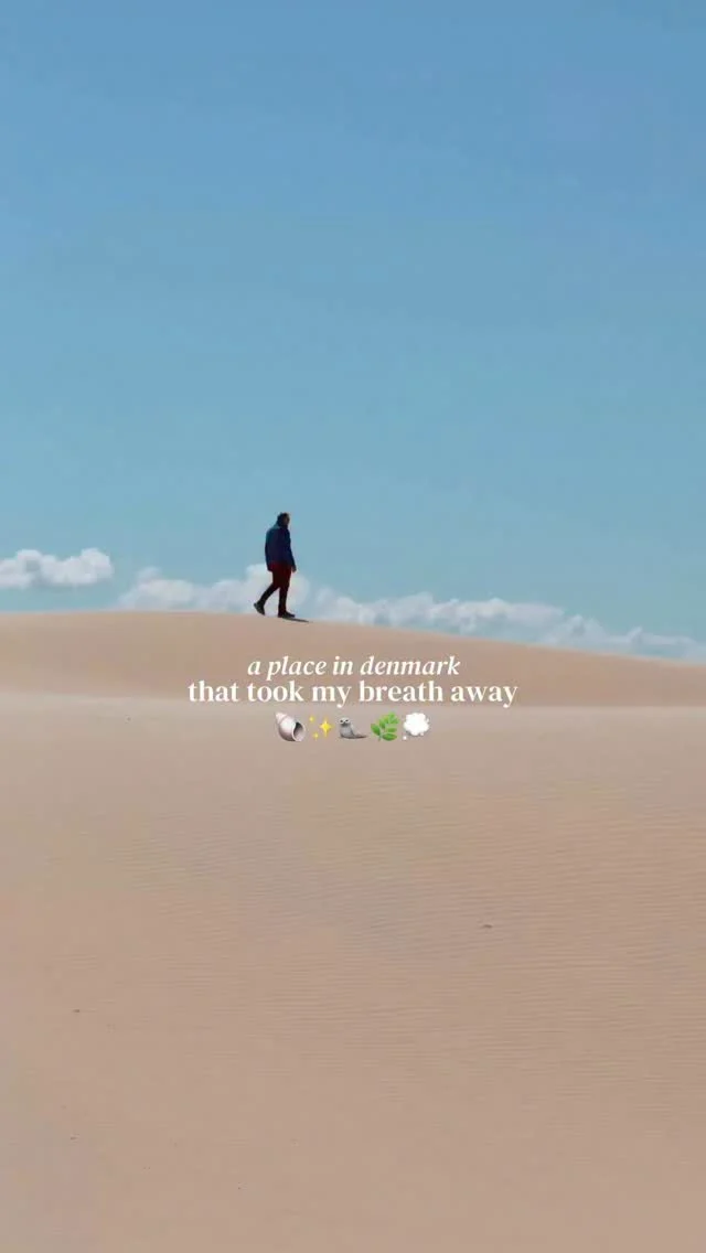 tap for the location and how to visit 💫

save for future planning 😇

can you believe that this is Denmark? 🇩🇰🥺

I’ve been wanting to visit these spots for years and I was still completely blown away by it when I got there 💭

a white desert, charming seaside village, and a meeting point between two seas - northern Jutland never fails to disappoint 🥹

the locations are actually a mix of Råbjerg Mile and Skagen, since they are only around 20 minutes away from each other! 💭

location ✨
📍råbjerg mile 
📍skagen 

råbjerg mile contains about 3.5 million m3 sand and covers an area of 2 km squared 🙈

the sand moves about 15 meters north east every year so whenever you visit the sand will have moved and new formations may have been formed ✨

this is truly such a unique sight in Denmark and is one that 99% of tourists (and even lots of Danes) miss 🥺

ps. if you decide to visit please do not leave any trash behind! 💭

how to get here ✨
🚗 the public transportation in this region isn’t great so I recommend coming by car! 

🚲 otherwise you could also consider taking the train to Skagen and then biking here (50 min) 

then head to skagen to explore the northern most Danish village 🏡

don’t forget to also head to grenen, the meeting point of two seas 🌊

if you’re lucky, you may even spot some seals chilling here 🦭

some extra spots not to miss 🍃
📍højen
📍kandestederne strand
📍sankt laurentii kirke

follow for more tips around my backyard (europe) 🥰

#råbjergmile #skagendenmark #visitdenmark #visitdenmark🇩🇰 #denmarktravel #denmarknature #skagen 

unique places in Denmark • unreal places to see in Denmark • best of Denmark • hidden gem Denmark • unique places to see in Denmark • råbjerg mile Denmark • visit Denmark • Denmark travel guide • must see places in Denmark •