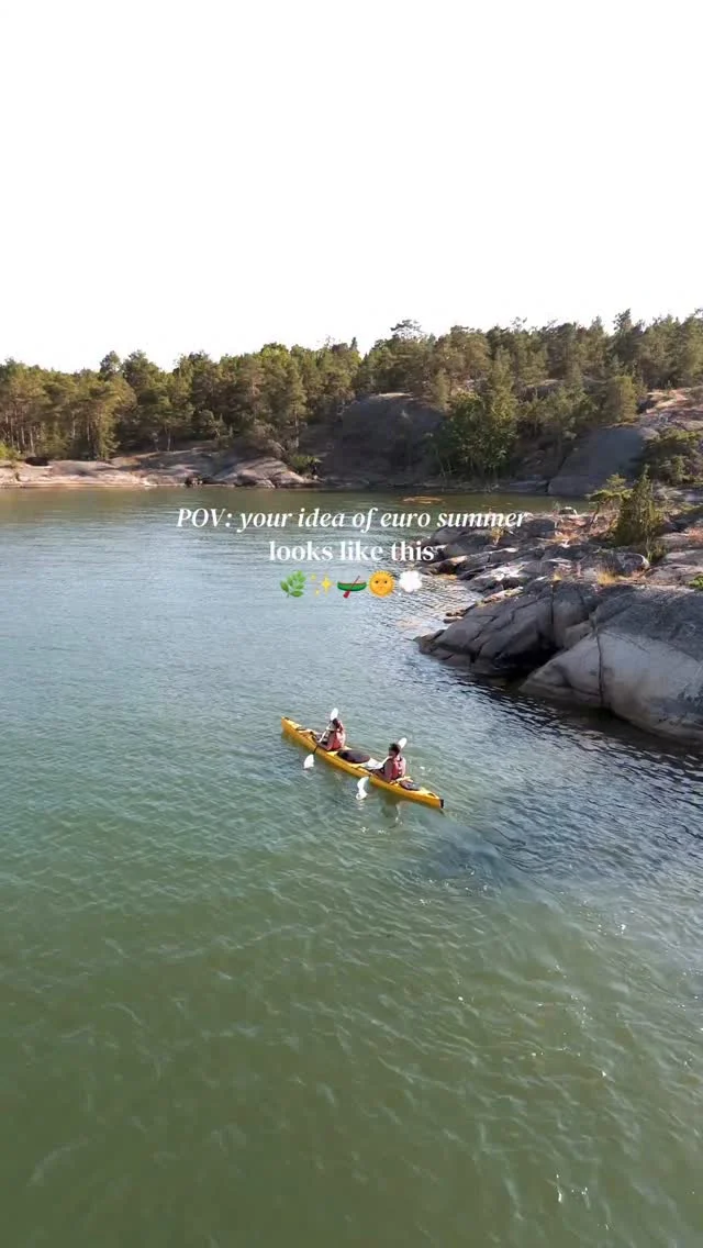 ad Tap for the location and trip details 💫

save for future planning 😇

euro summer in Scandinavia may look a little different but it’s my favorite way to enjoy summer at its finest 🌞

did you know that in stockholm (sweden) you’ll find an archipelago with 30,000 islands to explore 😮‍💨

this makes it the ultimate getaway spot for nature lovers looking for a cooler climate and smaller crowds (or anyone who thinks the clips above look like the ideal summers day) 🇸🇪

I recently explored the stockholm archipelago by doing a self-guided kayak tour with @thekayaktrail and it was nothing short of magical 🧚🏼‍♀️

@thekayaktrail is a truly all inclusive experience making it super easy to explore the beautiful Scandinavian nature 🌿

from including all gear necessary, food, and transport (some of these are add ons you can choose) all you have to do is show up and start exploring 🛶

this makes it the ultimate group trip destination as you and your friends can explore at your own pace, and sleep on uninhabited islands by yourselves 🏝️

we went on the 4 day self-guided tour and did the A to B route which was around 36km in total 😮‍💨

comment “LINK” for a link to the exact experience we had (as well as a cheeky discount code) 😍

the self-guided tours can be anywhere between 3-8 days and you can also choose a guided tour if you prefer 🌸

ps. if camping isn’t your thing, you can also choose the kayak and hotel tour! 🛌

if this sounds like your type of activity then send it to your travel buddies 👯‍♀️

make sure to use the discount code “theunexploredbackyard_kayaktour” for 20% off until the end of next summer! 🍃

follow for more tips around my backyard (europe) 🥰

#stockholmarchipelago #stockholmsweden #visitsweden #thekayaktrail #scandinaviansummer 

visit stockholm Sweden • things to do in stockholm Sweden • stockholm archipelago • nature near stockholm • stockholm island life • stockholm travel inspiration • stockholm kayak trip • Sweden kayak trip • the kayak trail • best things to do in Stockholm • kayaking in Sweden • kayak tour in Sweden • best nature near stockholm • stockholm archipelago travel guide • stockholm archipelago travel inspiration •