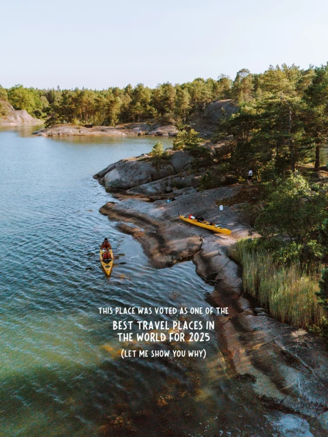 ad Did you know the Stockholm Archipelago was voted as one of the best travel places in the world for 2025 (by National Geographic) 💫

save for future planning 😇

it’s not hard to see why it won this title and below is the best way to explore this stunning archipelago 🌞

I recently explored the stockholm archipelago by doing a self-guided kayak tour with @thekayaktrail and it was nothing short of magical 🧚🏼‍♀️

@thekayaktrail is a truly all inclusive experience making it super easy to explore the beautiful Scandinavian nature 🌿

from including all gear necessary, food, and transport (some of these are add ons you can choose) all you have to do is show up and start exploring 🛶

the Stockholm archipelago has 30,000 islands you can explore so you get to tailor a visit to your exact wishes 🇸🇪

ps. this is the perfect group trip destination as you and your friends can explore at your own pace, and sleep on uninhabited islands by yourselves just enjoying each others company🏝️

we went on the 4 day self-guided tour and did the A to B route which was around 36km in total 😮‍💨

comment “LINK” for a link to the exact experience we had (as well as a cheeky discount code) 😍

the self-guided tours can be anywhere between 3-8 days and you can also choose a guided tour if you prefer 🌸

ps. if camping isn’t your thing, you can also choose the kayak and hotel tour! 🛌

send this post to someone you want to go camping and kayaking with 🏕️

make sure to use the discount code “theunexploredbackyard_kayaktour” for 20% off until the end of next summer! 🍃

follow for more tips around my backyard (europe) 🥰

#stockholmarchipelago #stockholmsweden #visitsweden #thekayaktrail #scandinaviansummer 

visit stockholm Sweden • things to do in stockholm Sweden • stockholm archipelago • nature near stockholm • stockholm island life • stockholm travel inspiration • stockholm kayak trip • Sweden kayak trip • the kayak trail • best things to do in Stockholm • kayaking in Sweden • kayak tour in Sweden • best nature near stockholm • stockholm archipelago travel guide • stockholm archipelago travel inspiration •