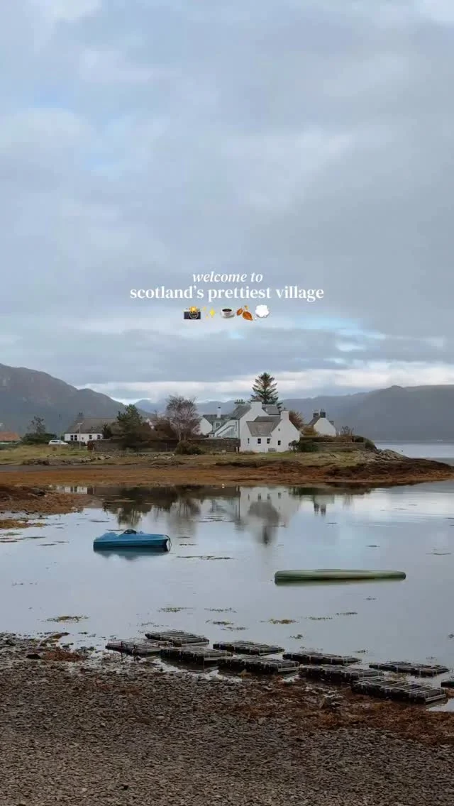 tap for the location and how to visit 💫

save for future planning 😇

welcome to one of the prettiest places in all of Scotland 🥺

location ✨
📍plockton 

this seaside village is incredibly picturesque and is locally quite famous for its beauty 📸

however what’s most unique about this village is that the waterfront houses have palm trees growing which were planted in the 19th century 🌴

it’s definitely a unique sight to see palm trees in Scotland which can survive due to the sheltered location of the village 📸

that together with the village layout and surrounding mountains make it one of the prettiest places I’ve been to in Scotland 🏴󠁧󠁢󠁳󠁣󠁴󠁿

how to get here ✨

Plockton is located close to Kyle of Lochalsh making it the perfect stop on the way to the Isle of Skye 🚗

the road to get here is very narrow, where in true highland fashion you have a single lane road with passing places 🙈

you can still visit with a caravan or motorhome, just take it nice and easy, and when you get to Plockton you will find a large car park that can accommodate larger vehicles 💭

parking should cost around £2 for up to 4 hours (cash and card accepted) 💸

things to do in Plockton ✨
⛵️stroll along the picturesque harbour 
🍝 eat at the plockton inn (absolutely delicious) 
🏰 enjoy views of duncraig castle 
🦭 go on a seal tour (this is a great area to see them!)
🌊 walk to the beautiful coral beach (and go swimming!)
📸 enjoy views over the village from the path behind harbour street 
🍃 hike to the carn na frith-aird viewpoint 
🐄 on your way out you can also stop by croft cafe to see some cute highland coos 

follow for more tips around my backyard (europe) 🥰

#plockton #scottishhighland #scotlandhighlands #scotland 

visit Plockton • cute villages in Scotland • best of Scotland • must see places in Scotland • Scotland road trip • Plockton Scotland • Plockton Scottish highlands • best villages in Scotland • hidden gems in Scotland •