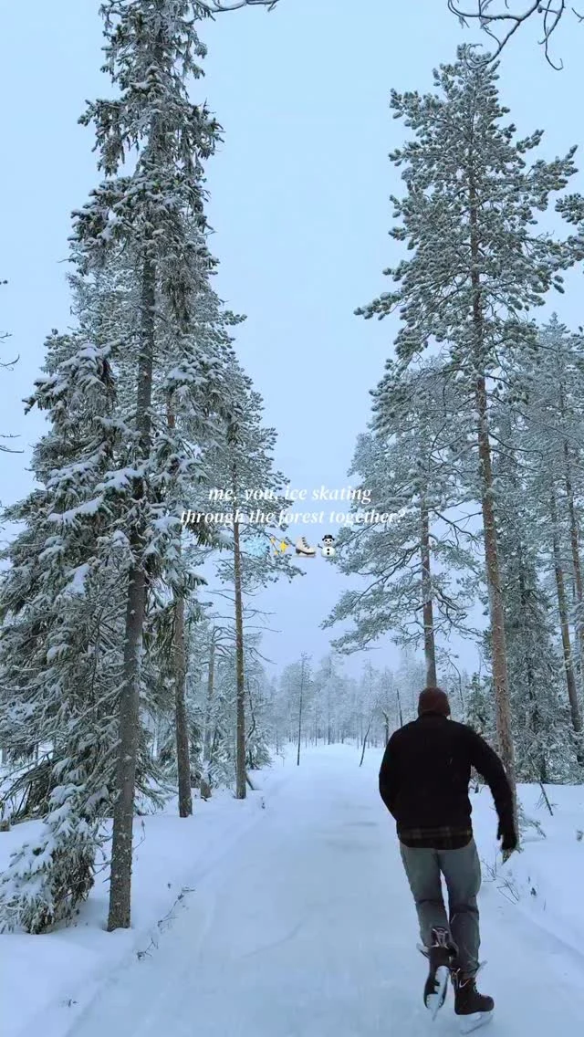 tap for the location and how to visit 💫

save for future planning 😇

this is by far the most magical skating experience that I have ever had ⛸️

location ✨
📍kotatieva, finnish lapland 

located just 20 minutes from rovaniemi, this is an experience everyone must try when visiting Finnish Lapland! 😍

we had so much fun ice skating through this forest track which is about 1,000 meters long and even had snow falling the entire time making it so magical ❄️

entrance to kotatieva is 59€ for adults and includes transportation to and from Rovaniemi city center (or Santa Claus village) 🚌

they have both hockey and figure skates you can borrow while visiting and even have a small ice hockey rink you can play on 🏒

in addition they have snowshoes you can use to explore the forest, a sledding area, and even 2 reindeer you can visit and feed 🦌

send this reel to someone you want to ice skate here with 💌

follow for more tips around my backyard (europe)🥰

#lapland #laplandfinland #visitfinland #visitlapland #rovaniemi #visitrovaniemi 

Rovaniemi • ice skating in Finnish Lapland • best of Finnish Lapland • must do activity in Finnish Lapland • bucket list activities in Finnish Lapland • ice skating in Finland • best of Lapland •
