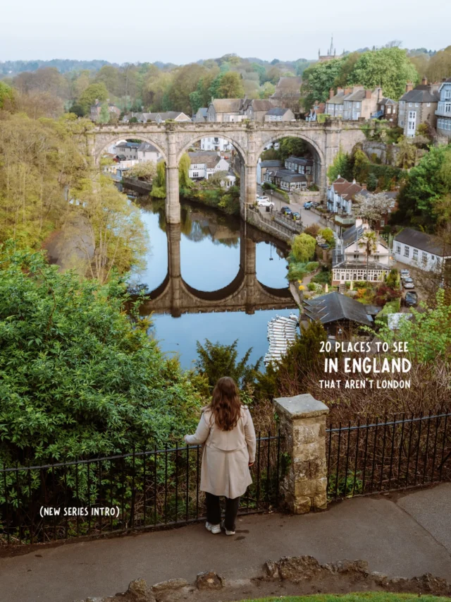 new series intro - 20 places to see in england that aren’t london 💫

I first visited england during a week in spring break where I chose my destination based on where I could find cheap flight tickets (the life of a uni student) 😅

while I originally came to experience London as a city, with a few day trips planned to make the most of my trip, I completely fell in love with the English countryside 🌿

from the charming villages to the incredibly underrated nature, england has SO many beautiful places to explore and I completely fell in love with the country ✨

In all of my visits I have found the people to be incredibly friendly, the public transport to be very efficient (although expensive), and the food delicious 🤤

while London is a well known and popular travel destination, it definitely doesn’t represent england as a country (as is the case for every capital city) 🌆

a few weeks ago I shared a reel on why I love traveling to england and you guys seemed to love it - so I decided to create a new series on places I recommend exploring beyond London 🧚🏼‍♀️

this 20 part series is in no way an exhaustive list as I still have so many more places I want to explore, but it can serve as inspiration for anyone planning an upcoming trip, or those who want to explore their backyard further 🍃

I will try to upload a new part weekly (emphasis on try 🙈) where I will focus on a specific destination, with everything you need to know about visiting 📸

I hope to continue this series beyond England in the future but also feel like this is the perfect place to start it - I recently got a comment saying how refreshing it was to see england being talked about in a positive light and it made me think about how sad it was that so many places get overshadowed by other issues that people forget to discuss the good in them - and this is exactly what I aim to do in this series 💌

I hope that you will find new travel inspiration through this series, and in case england isn’t really on your travel bucket list, I plan to make sure that changes by the end of it 😇

follow for more tips around my backyard (europe) and stay tuned for part 1 🥰

#englandtravel #englandtourism