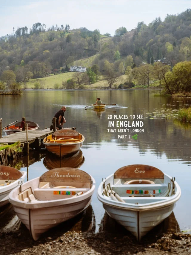 PART 2: 20 places to see in england that aren’t london 💫

save for future planning 😇

the second part of the series is all about one of my favorite areas in all of england 🌿

welcome to ✨
📍the lake district 

✨ HOW TO ARRIVE ✨

🚄 train from london euston to oxenholme 

🚂 train from oxenholme to windermere 

✨ WHERE TO STAY ✨

🏡 windermere is perfect since it’s central and well connected by public transport 

✨ BEST HIKES ✨
⛰️ orrest head (easy)
⛰️ easedale tarn (easy)
⛰️ ullswater way (easy)
⛰️ wansfell pike (moderate)
⛰️ catbells (moderate) 
⛰️ angle tarn (moderate)
⛰️ helvellyn via striding edges (challenging)
⛰️ old man of coniston (challenging) 

✨ BEST THINGS TO DO / SEE ✨
🌻 tree trek at zip world
🌻 cruise at windermere 
🌻 blea tarn
🌻 cathedral cave 
🌻 slater’s bridge 
🌻 rydal cave 
🌻 rydal hall and church 
🌻 faeryland grasmere
🌻 friars crag
🌻 yew tree farm
🌻 chester’s by the water

✨ CUTEST VILLAGES ✨
💌 windermere
💌 grasmere 
💌 ambleside 
💌 coniston 
💌 hawkshead 

✨ BEST WATERFALLS ✨
🦋 aria force 
🦋 high force
🦋 stock ghyll force 
🦋 whorneyside force
🦋 scale force

✨ BEST SWIM SPOTS ✨
🌿 thirlmere infinity pool
🌿 black moss pit
🌿 ritson’s force
🌿 warnscale beck
🌿 trail to easedale tarn

follow for more tips around my backyard (europe)🥰

#visitlakedistrict #lakedistrictuk #lakedistrictnationalpark #lakedistrictcumbria #lakedistrictviews 

visit the Lake District • Lake District ultimate guide • Lake District hikes • Lake District viewpoints • things to do at the Lake District • Lake District travel guide • Lake District England • Lake District travel itinerary • best of the Lake District • must see places in the Lake District •