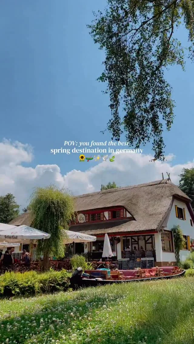 tap for the location and how to visit 💫

save for future planning 😇

this is my absolute favorite day trip from Berlin (it’s only 1 hour away!) and its the perfect spring destination to visit 🥹

location✨
📍spreewald biosphere reserve

ps. this is actually a UNESCO site💌

how to get here✨
🚗 by car: it takes an hour to get here from Berlin. Park at the large space in Dammstraße 71, where it will cost you 7 euros for a day ticket 😇

🚂 by train: take RE2 from Ostkreuz to Lübbenau which will take around 50 minutes. from the station you can actually walk to all of the attractions🫶🏼

7 things to do in spreewald ✨
📍take a canal tour
📍rent a kayak
📍try spreewald gurken 
📍walk around Lübbenau city center
📍find sculptures by Volker Michael Roth
📍visit Schloss Lübbenau
📍walk around in the schlosspark

I also have a full blog post with everything you need to know for visiting - comment “LINK” and I’ll send it over! 💭

follow for more tips around my backyard (europe)🥰

#spreewald #spreewaldliebe #lübbenau #visitbrandenburg #berlincity 

best day trip from Berlin • day trips from Berlin • must see when in Berlin • fun activities near Berlin • must see day trips Berlin • spreewald Germany • spreewald biosphere reserve • Brandenburg region • visit Brandenburg • visit Germany • fun things to do in Berlin • must see places in Germany • unique destinations in Germany •