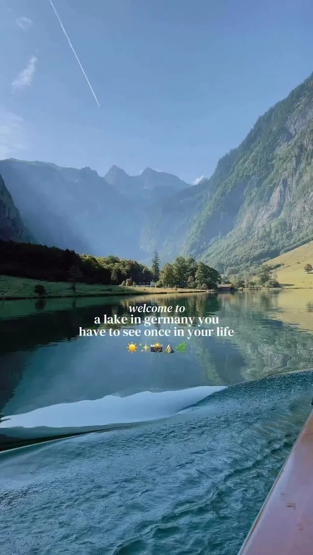 tap for everything you need to know about visiting 💫

save for future planning 😇

this lake is one of Germany’s prettiest and best known lakes so make sure you don’t skip it on your next visit 🥹

location ✨
📍königssee, bavaria 

königssee in english translates to “kings lake” 👑

disclaimer: make sure to follow the park rules, don’t leave trash behind and don’t use your drone🛸

how to arrive ✨
🚗 by car: park at “königssee pkw-parkplatz” which costs 8 euros for a day ticket

🚐 by public transport: take either bus 840, 841, or 843 from berchtesgaden hauptbahnhof to königssee (~15 minutes ride)

boat ride in königssee✨
🌸 this is the most popular activity in königssee 

🎟️ to buy a ticket head to “schifffahrt-königssee”, I recommend getting a return ticket to salet (~28.5 euros) 

🦋 you can order tickets online but they bind you to the date and are non-refundable, I don’t recommend doing this as the weather in bavaria is very unpredictable 

🌞 instead, come early in the morning (around 7:30-7:45) to buy tickets before the first boat leaves at 8 am

💭 note that operating times change based on season

🌻 after the first boat leaves the schedule is quite flexible and mostly based on demand 

🍃 the last boat of the day leaves salet at around 17:40 (make sure to check on the date) and you must be on the last boat back otherwise you will need to call the rescue guards which will be expensive 

route✨
🏔️ take the first boat all the way to salet as most people get off at St. Bartholomä first (it will take 55 minutes) 

🧚🏼‍♀️ at salet take time to enjoy a hike around obersee and the area

⛪️ then since you have a return ticket stop at St. Bartholomä for lunch on the way back and explore this part of the lake 

renting your own boat✨
🛶 you can actually also rent your own rowboat at “königssee boathouses”

💸 it will cost 15 euros per hour and you will need to give a 50 euro deposit 

viewpoints over königssee✨
📍malerwinkel
📍rabenwald
📍jennerbahn aussichtsplattform 
📍aussichtspunkt archenkanzel

follow for more tips around my backyard (europe)🥰

#königssee #konigssee #visitbavaria #bavarianalps #visitgermanyofficial