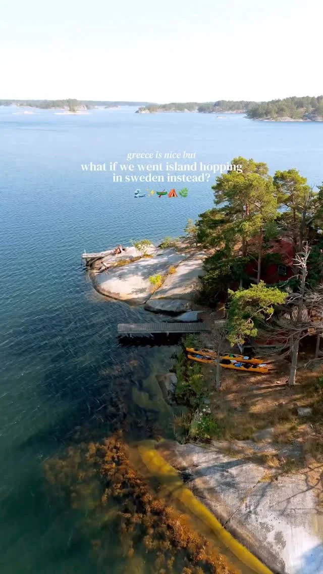 ad Tap for the location and trip details 💫

save for future planning 😇

did you know that in stockholm (sweden) you’ll find an archipelago with 30,000 islands to explore 😮‍💨

this makes it the ultimate summer getaway spot for nature lovers looking for a cooler climate and smaller crowds 🇸🇪

last summer I explored the stockholm archipelago by doing a self-guided kayak tour with @thekayaktrail and it was nothing short of magical 🧚🏼‍♀️

@thekayaktrail is a truly all inclusive experience making it super easy to explore the beautiful Scandinavian nature 🌿

from including all gear necessary, food, and transport (some of these are add ons you can choose) all you have to do is show up and start exploring 🌞

best of all, each tour is tailored to your wishes based on the kind of holiday you want 🛶

we went on the 4 day self-guided tour and did the A to B route which was around 36km in total 😮‍💨

comment “LINK” for a link to the exact experience we had (as well as a cheeky discount code) 😍

the self-guided tours can be anywhere between 3-8 days and you can also choose a guided tour if you prefer 🌸

ps. if camping isn’t your thing, you can also choose the kayak and hotel tour! 🛌

if this sounds like your type of activity then send it to your travel buddies 👯‍♀️

make sure to use the discount code “theunexploredbackyard_kayaktour” for 20% off until the end of summer! 🍃

follow for more tips around my backyard (europe) 🥰

#stockholmarchipelago #stockholmsweden #visitsweden #thekayaktrail #scandinaviansummer 

visit stockholm Sweden • things to do in stockholm Sweden • stockholm archipelago • nature near stockholm • stockholm island life • stockholm travel inspiration • stockholm kayak trip • Sweden kayak trip • the kayak trail • best things to do in Stockholm • kayaking in Sweden • kayak tour in Sweden • best nature near stockholm • stockholm archipelago travel guide • stockholm archipelago travel inspiration •