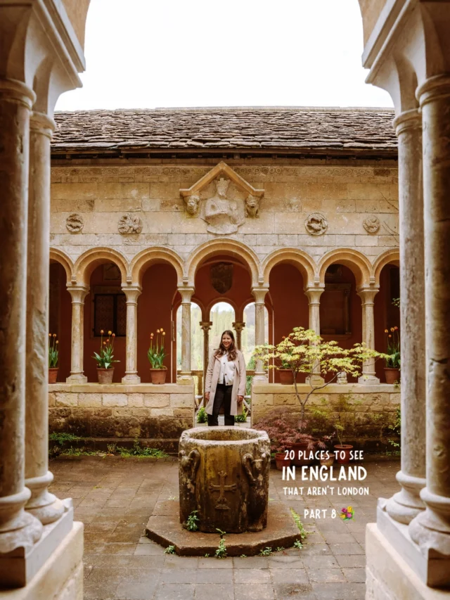 PART 8: 20 places to see in england that aren’t london 💫

save for future planning 😇

welcome to ✨
📍iford manor 

this is an absolute gem and one of the prettiest spring gardens in england 🌸

it’s located close to bath making it super easy to get here for a day trip 💌

✨ HOW TO ARRIVE ✨

to get here by public transportation simply take the train from bath spa to freshford (10 minutes) 🚂

then follow the countryside path to the gardens which takes around 25-30 minutes 🌿

it’s an easy walk filled with lovely views so don’t let it deter you from visiting ☀️

✨ THINGS TO KNOW ✨

🌷 the garden is open seasonally from the 1st of April until the 30th of September 

📆 the gardens are closed on mondays and tuesdays 

⏳opening hours are from 11:00 - 16:00 (last entry at 15:00) 

💸 it costs £12 per adult to enter and it’s best to reserve your ticket in advance as there is limited capacity 

💐 the garden is filled with stunning flower displays and beautiful architecture so plan to spend at least 2 hours here 

🍝 there is a restaurant here that’s perfect to stop at for lunch but note that reservations are usually a must 

🌸 I recommend visiting between mid april to mid may for peak wisteria season (it adds extra magic to the gardens 🧚🏼‍♀️)

follow for more tips around my backyard (europe) 🥰

#ifordmanor #visitengland #bathengland #englandtravel 

iford manor gardens • places to visit in England in spring • best spring destinations in England • day trips from bath • iford manor England •