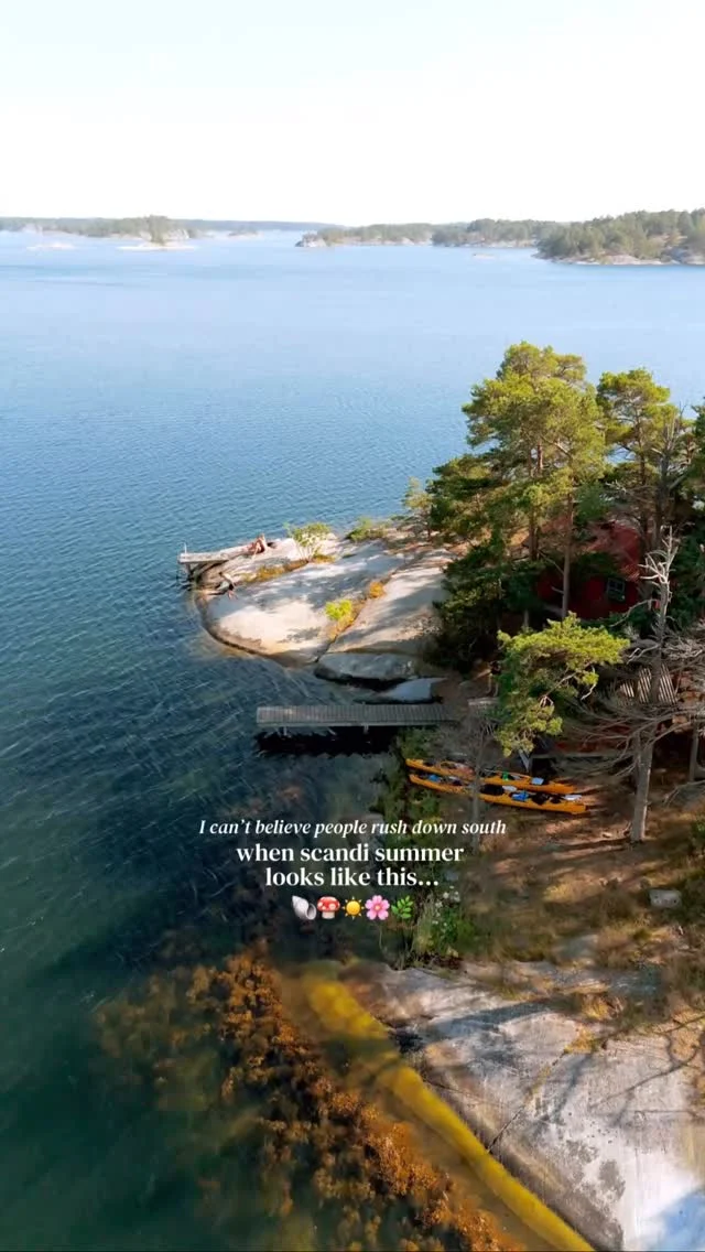 tap for scandi summer inspiration ✨

save for future planning 😇

while everyone rushes down to southern europe here is your sign to plan a scandinavian summer trip 🧚🏼‍♀️

think few crowds, lots of colorful houses, ocean swims, countryside views, and even private islands 🌿✨

best of all the famous midnight sun ☀️

I promise you that summer in Scandinavia is SO magical 🥹💭

below are some weekend trip ideas in denmark and sweden 💌

(obviously not an exhaustive list just some inspo) 🧚🏼‍♀️

weekend trips in Denmark 🇩🇰 

✨weekend trip 1✨
🌻Copenhagen is a classic but I highly recommend exploring the nearby countryside as well! 

my fave day trips 🍃
📍dragør
📍dyrehaven 
📍frederiksborg slot
📍kronborg and helsingør
📍møns klint
📍gilleleje and tisvildeleje 

✨weekend trip 2✨
🌻Aarhus is the second largest city in denmark and extremely cosy

✨weekend trip 3✨
🌻samsø is a danish favorite and so worth it!

some spots not to miss 🍃
📍vesborg fur
📍ballen
📍nordby

✨weekend trip 4✨
🌻skagen (northernmost town in denmark)

some spots not to miss 🍃
📍råbjerg mile
📍højen
📍kandestederne strand
📍sankt laurentii kirke
📍grenen

✨weekend trip 5✨
🌻mols bjerge and ebeltoft - underrated & so cute!

some spots not to miss 🍃
📍trehøje 
📍agri 
📍stabelhøje
📍ebeltoft havn

✨weekend trip 6✨
🌻fyn is the middle Island in Denmark with lots of stunning spots

some spots not to miss 🍃
📍odense 
📍faaborg
📍egeskov slot 
📍Ærø island 
📍langeland island 

weekend trips in Sweden 🇸🇪 

✨weekend trip 1✨
🌻Stockholm is a classic and is one of the most beautiful cities in Europe 

🛶 make sure to explore the stockholm archipelago it’s so stunning!

✨weekend trip 2✨
🌻gothenburg is the second largest city in Sweden and another great option! 

🛶 make sure to explore the islands in the Gothenburg archipelago! 

✨weekend trip 3✨
🌻explore the west coast north of Gothenburg 

some spots not to miss 🍃
📍smögen 
📍lysekil 
📍fjällbacka 
📍gullholmen

✨weekend trip 4✨
🌻combine a trip to Malmö and Ystad for a mix of a bigger city and cozy coastal charm 

follow for more tips around my backyard (europe) 🥰

#scandisummer #scandinaviansummer #denmarktravel #swedentrip