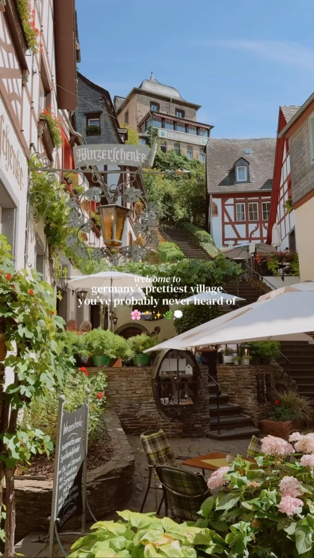 tap for the location and how to visit 💫

save for future planning 😇

nestled on the mosel river you will find one of the prettiest villages in all of germany 🥹

location ✨
📍beilstein

although small, every corner here looks like a postcard and you can easily spend a few hours wandering the small streets, enjoying views of the mosel river, walking up to viewpoints, and tasting local wine 🥂

✨ how to get here ✨

🚂 Koblenz is the largest station in the area - from here hop on a train getting off at Cochem (35 minutes)

🚌 from Cochem banhof take the 712 bus toward senheim getting off at Beilstein (20 minutes) 

🚗 if you’re coming by car you can simply park at the parkplatz right by the village (note that spaces are limited) 

🚴🏼‍♀️ lastly you can even bike here from Cochem along the mosel river which is a mostly flat route of 11 km and takes around 35 minutes 

✨ things to do here ✨
📍marktplatz
📍burg metternich 
📍kloster restaurant and cafe
📍winzerschenke 
📍bachstraße
📍schlossstraße
📍st. josef church
📍aussichtspunkt “beilstein” 

in total I would recommend spending around 2-3 hours here but you can always extend this by taking a walk along the river 🌿

follow for more tips around my backyard (europe) 🥰

#mosel #moselvalley #moselriver #visitgermany

Mosel valley • mosel valley germany • picturesque towns in germany • beilstein mosel valley • beilstein mosel valley • visit mosel valley • mosel valley travel guide