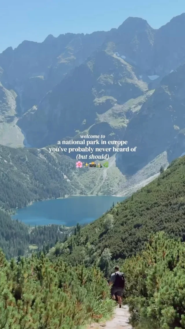 tap for the location and how to visit 💫

save for future planning 😇

while this is the smallest alpine mountain range in the world, it offers some of the most incredible views I have ever seen 😮‍💨

it is not a hidden gem by any means, but many people have never heard of this magical mountain range and they really should 🥹

welcome to ✨
📍tatras national park 

this incredible national park lies on the southern polish border south of krakow and also continues into slovakia (this part is called the high tatras) ⛰️

I recently spent a week hiking the mountains here and while I was privileged enough to explore a bit from both countries - this specific post is about the polish side of the mountains with the lush green scenery 🌿

how to visit the tatras ✨

I recommend flying (or taking the train) into krakow then you can either get a rental car or take the train to Zakopane which will be your base 🏡

(you can totally hike here relying only on public transport but you will be slightly less flexible in your plans) 

ps. if you have a car, I recommend staying slightly outside of Zakopane (ie. Cryhla) to avoid traffic on the way to trails and in the evenings 🧚🏼‍♀️

note that you need to pay 5.5 zloty to enter the national park each day (I recommend purchasing this online ahead of time) to skip queues at the trail heads 💸

below is a short overview of my 3 favorite hikes in the tatras ✨

ps. remember to do your own research on these hikes as they are not all beginner friendly, wear proper clothing, and respect the nature and leave no trace 🌸

📍hala gaşienicowa - czarny staw gaşienicowy - kościelec

🗺️ distance: ~ 21 km
⛰️ elevation gain: ~1,100 meters
🥾 difficulty: challenging

📍5 polish ponds valley + morskie oko 
 
🗺️ distance: ~23 km
⛰️ elevation gain: ~960 meters
🥾 difficulty: medium/ challenging

📍kasprowy wierch - dolina zielona gaşienicowa - hala gaşienicowa

(I recommend taking the cable car up and hiking down to give your legs a break) 🧚🏼‍♀️

🗺️ distance: ~ 10 km
⛰️ elevation loss: ~ 1,000 meters
🥾 difficulty: medium 

follow for more tips around my b